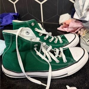 Converse Green High-Top Sneakers
